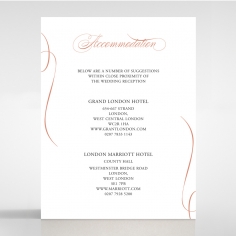 A Polished Affair wedding accommodation invitation