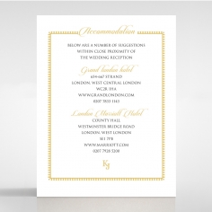 Blooming Charm wedding accommodation invitation