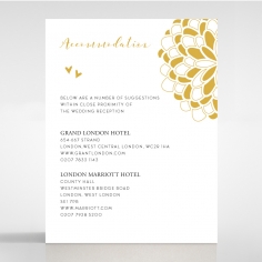 Bohemia accommodation enclosure stationery invite card