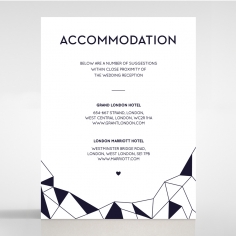 Digital Love wedding accommodation enclosure card