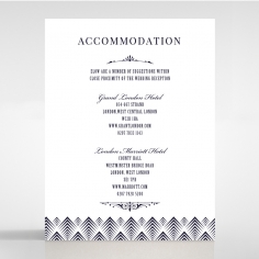 Gradient Glamour accommodation invite card