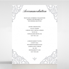 Modern Vintage accommodation invitation card