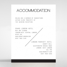 Paper Minimalist Love accommodation invitation