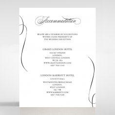 Paper Polished Affair accommodation invitation card design