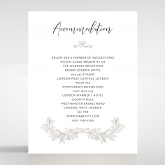 Paper Timeless Simplicity wedding stationery accommodation enclosure invite card