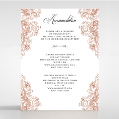 Royal Embrace accommodation stationery card design