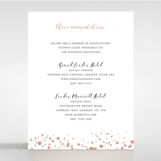 Star Dust wedding accommodation enclosure card