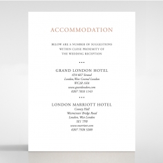 Sunburst wedding stationery accommodation invite card design