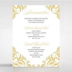 Victorian Extravagance wedding accommodation invite