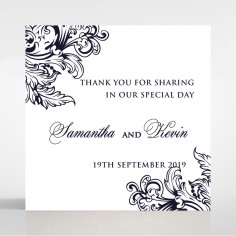 Baroque Romance wedding stationery gift tag design