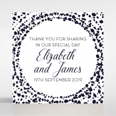 Enchanting Halo wedding gift tag design