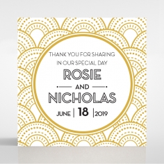 Gatsby Glamour wedding gift tag stationery item