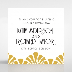 Modern Deco wedding stationery gift tag item