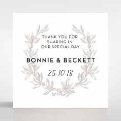 Paper Timeless Simplicity wedding stationery gift tag design