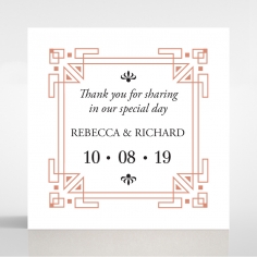 Regal Frame gift tag stationery design