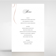 A Polished Affair wedding stationery menu card item