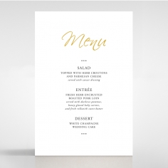 Diamond Drapery table menu card stationery