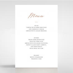 Sunburst table menu card design