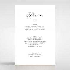 Sunburst table menu card stationery