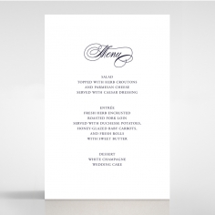 Timeless Romance reception menu card stationery item