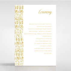 Enchanting Halo order of service stationery