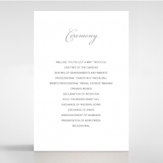 Fracture wedding order of service ceremony invite card design