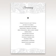 luxurious-embossing-with-white-bow-wedding-order-of-service-card-DG13304