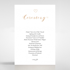Written In The Stars wedding stationery order of service ceremony invite card design