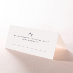 Bohemia wedding reception table place card stationery design