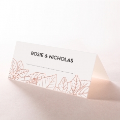 Botanical Canopy reception table place card stationery design