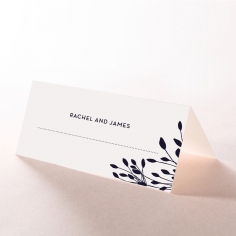 Bursting Bloom wedding venue place card stationery design