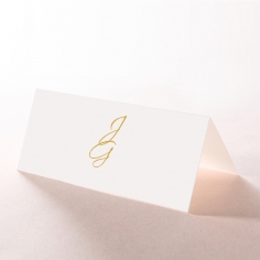 Diamond Drapery reception place card design