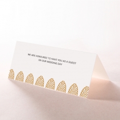 Gilded Decadence wedding place card stationery