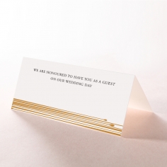 Luxe Intrigue wedding table place card stationery design