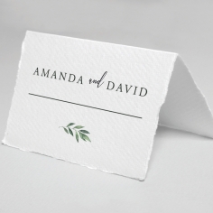 Modern Greenery place card