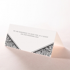 Paper Ace of Spades reception table place card stationery