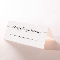 Paper Infinity wedding table place card stationery design