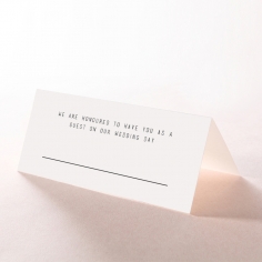 Paper Minimalist Love wedding stationery table place card