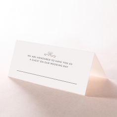 Paper Timeless Simplicity wedding table place card design