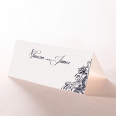 Royal Embrace reception table place card stationery