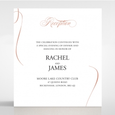 A Polished Affair reception stationery card design