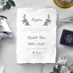 Castle Wedding wedding stationery reception enclosure card design