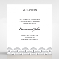 Grand Heirloom wedding stationery reception invite card