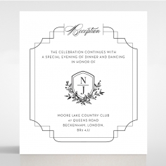 Paper Regal Enchantment reception stationery invite card