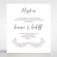 Paper Timeless Simplicity reception stationery invite