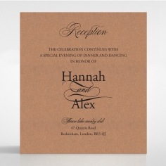 Precious Moments wedding stationery reception invite