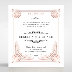 Regal Frame wedding stationery reception enclosure card design