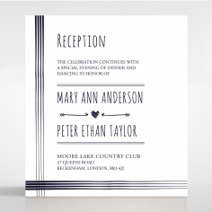 Swept Away reception invite