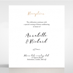 Written In The Stars - Navy wedding stationery reception enclosure invite card