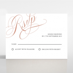 A Polished Affair rsvp invitation design